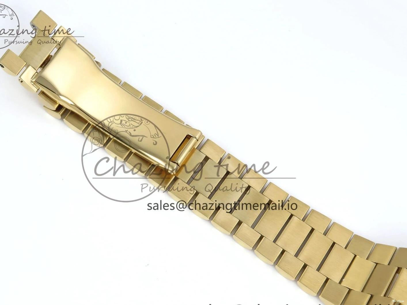 MiroTime 0314 DayDate 40 YG QF 1:1 Best Edition Pink Diamonds Dial Diamonds Bezel on President Bracelet A2836 V5 (Gain Weight) ZipUp 488